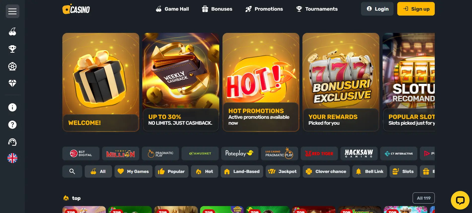 Prima Casino Startseite